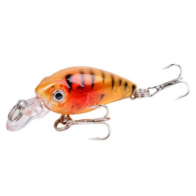 1 vnt Minnow žvejybos masalas 45 mm 3,8 g Crankbait kietas masalas Topwater dirbtinis vobleris Bass Japan Muselinės žvejybos priedai