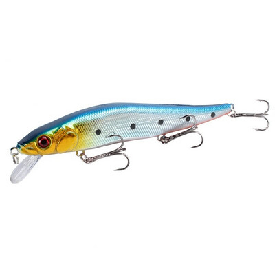 1tk Kalasööt 115mm/14g Minnow Crankbait Voblerid 3D Eyes Ahvena tehissööt haugi karpkala sööt ujumissööt kalapüügi Pesca