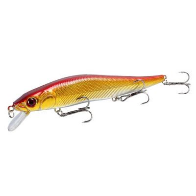1tk Kalasööt 115mm/14g Minnow Crankbait Voblerid 3D Eyes Ahvena tehissööt haugi karpkala sööt ujumissööt kalapüügi Pesca