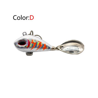 OUTKIT jauns metāla mini VIB ar karoti makšķerēšanas māneklīti 6g10g17g25g 2cm makšķerēšanas piederumu adata Crankbait vibrācijas spinner grimstošā ēsma