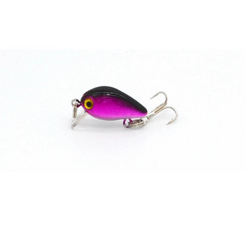 1 τεμ 3 cm 1,8 g Bass Fishing Lures Crank Bait Crankbait Tackle Swim bait wobblers ψάρεμα Ιαπωνία Hard Crazy Fish Lure 3D Eyes