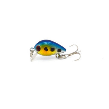 1 τεμ 3 cm 1,8 g Bass Fishing Lures Crank Bait Crankbait Tackle Swim bait wobblers ψάρεμα Ιαπωνία Hard Crazy Fish Lure 3D Eyes