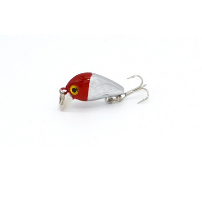 1tk 3cm 1,8g bassipüügi landid Crank Bait Crankbait Tackle Swim sööda voblerid kalapüük Jaapanis Hard Crazy Fish Lure 3D Eyes