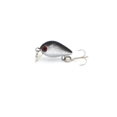 1tk 3cm 1,8g bassipüügi landid Crank Bait Crankbait Tackle Swim sööda voblerid kalapüük Jaapanis Hard Crazy Fish Lure 3D Eyes