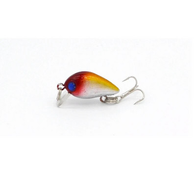 1tk 3cm 1,8g bassipüügi landid Crank Bait Crankbait Tackle Swim sööda voblerid kalapüük Jaapanis Hard Crazy Fish Lure 3D Eyes