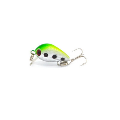 1tk 3cm 1,8g bassipüügi landid Crank Bait Crankbait Tackle Swim sööda voblerid kalapüük Jaapanis Hard Crazy Fish Lure 3D Eyes