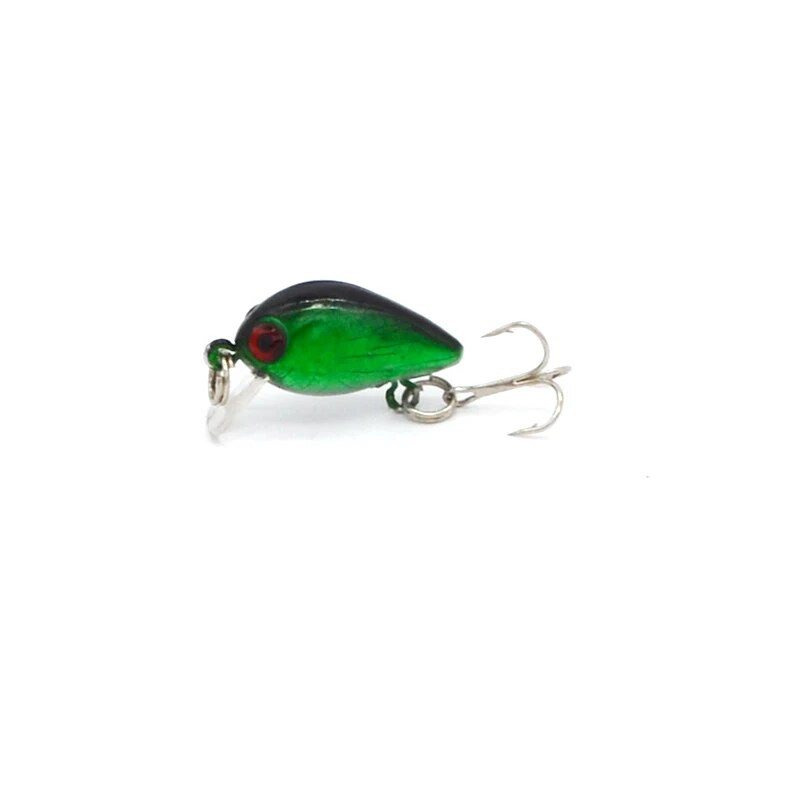 1tk 3cm 1,8g bassipüügi landid Crank Bait Crankbait Tackle Swim sööda voblerid kalapüük Jaapanis Hard Crazy Fish Lure 3D Eyes
