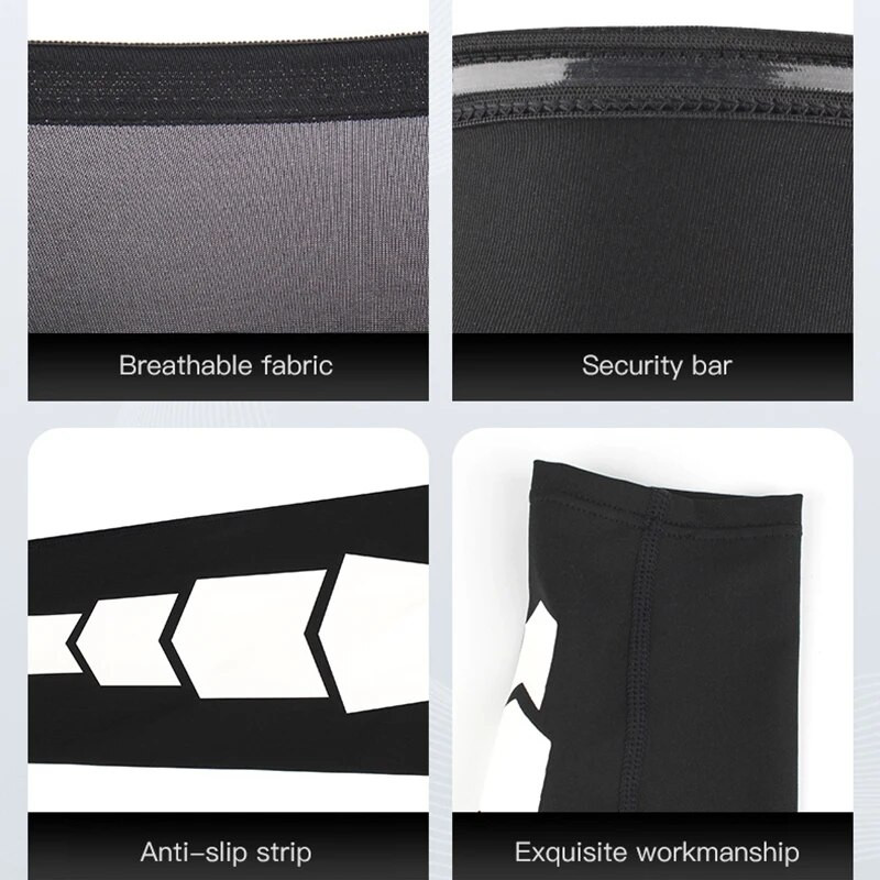 2tk Compression Sport Säärekaitse Jalgpall Jooksmine Jalgrattasoojendajad Mehed Naised Sörkimine Jõusaal Korvpall säärevarrukad jalgpallisokid