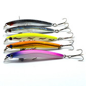 1vnt lazerinis Minnow žvejybos masalas 8cm/3,15in 5g/0,18oz pesca kabliukai žuvies vobleris crankbait dirbtinis japoniškas kietas masalas swimbait