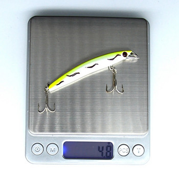 1 τεμ. Laser Minnow Fishing Lure 8cm/3,15in 5g/0,18oz αγκίστρια pesca wobbler crankbait τεχνητό γιαπωνέζικο σκληρό δόλωμα swimbait