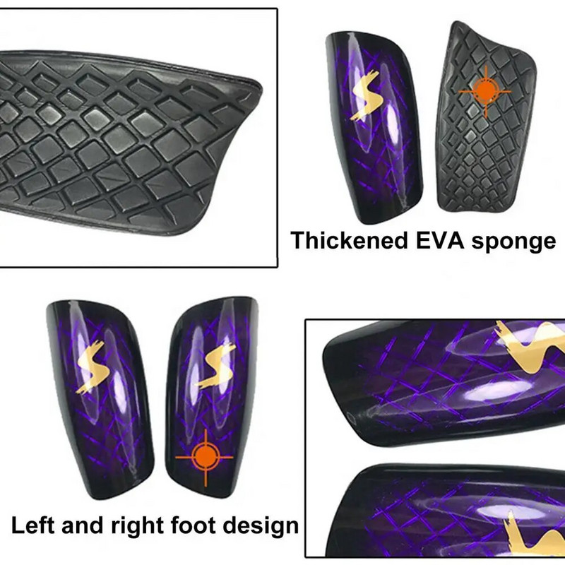 1 pora blauzdų apsauginių įklotų universalių futbolo treniruočių blauzdų apsaugos blauzdų įklotai Daugkartiniai sportiniai blauzdų apsaugai