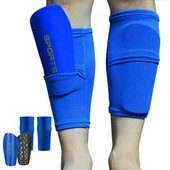 Soccer Shin Guards Προστατευτικό μανίκι με ένθετο προστατευτικό κνήμης τσέπης για νέους και ενήλικες Εξοπλισμός ποδοσφαίρου για μείωση του κραδασμού