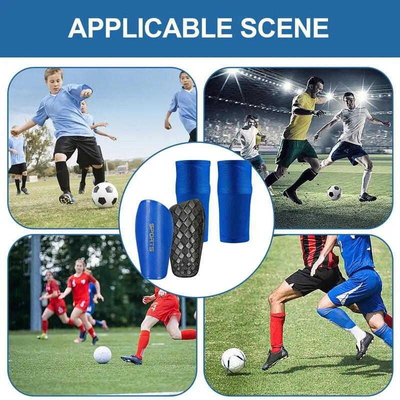 Soccer Shin Guards Προστατευτικό μανίκι με ένθετο προστατευτικό κνήμης τσέπης για νέους και ενήλικες Εξοπλισμός ποδοσφαίρου για μείωση του κραδασμού