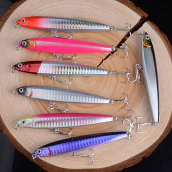 Μολύβι Sinking Fishing Lure Βάρη 10-24g Bass Fishing Deckle Lures Αξεσουάρ ψαρέματος Θαλπωρή αλμυρού νερού Fish Bait Trolling