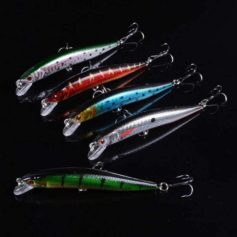 1kom realistični mamac za pecanje Minnow 10cm 8.5g Swimbait plutajući vobleri mamac Popper mamac za pecanje Pesca s 3D očima