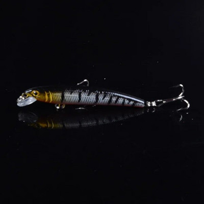 Momeală de pescuit de bună calitate 1 buc 7,5 cm/4,7 g Nalucă de pescuit Minnow 12 culori Artificial Make Plastic Crankbait Wobblers Momeală de pescuit pesca