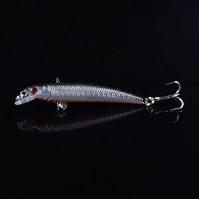 Momeală de pescuit de bună calitate 1 buc 7,5 cm/4,7 g Nalucă de pescuit Minnow 12 culori Artificial Make Plastic Crankbait Wobblers Momeală de pescuit pesca