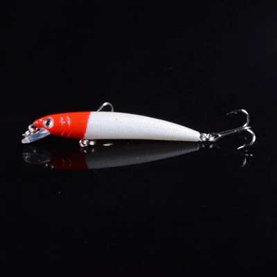 Momeală de pescuit de bună calitate 1 buc 7,5 cm/4,7 g Nalucă de pescuit Minnow 12 culori Artificial Make Plastic Crankbait Wobblers Momeală de pescuit pesca