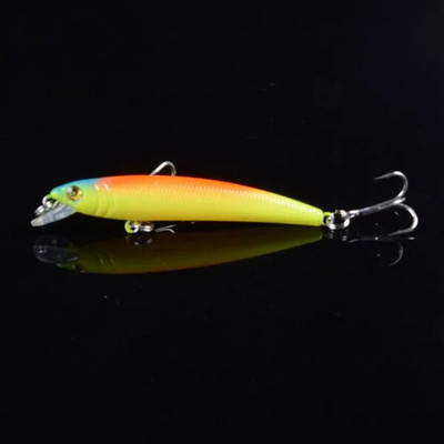 Momeală de pescuit de bună calitate 1 buc 7,5 cm/4,7 g Nalucă de pescuit Minnow 12 culori Artificial Make Plastic Crankbait Wobblers Momeală de pescuit pesca
