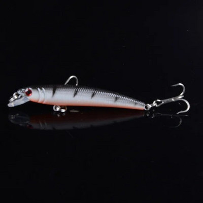 Momeală de pescuit de bună calitate 1 buc 7,5 cm/4,7 g Nalucă de pescuit Minnow 12 culori Artificial Make Plastic Crankbait Wobblers Momeală de pescuit pesca