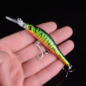 9,5 cm 6,5 g Minnow kalapüügipeibutis 6# konksuga ujuv kõva söödaga püügivarustus Pesca Carp Crankbait 3D Eyes