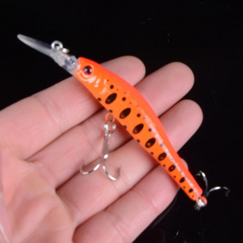 9,5cm 6,5g Minnow Fishing Lure Wobbler with 6# Hooks Floating Hard Bait Fishing Tackle Pesca Carp Crankbait 3D Eyes