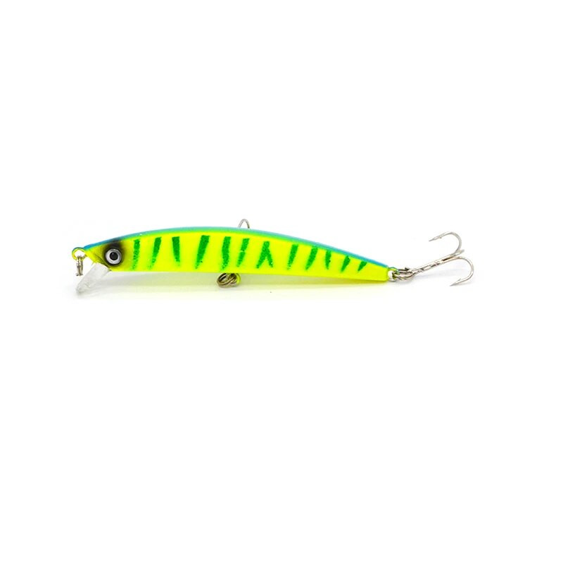 1tk 9,5cm 7,5g 6# Treble Hooks Pliiatsiga kalapüügi landid Minnow plastist vobler kunstlik kõva sööt Ujuvad 3D silmad