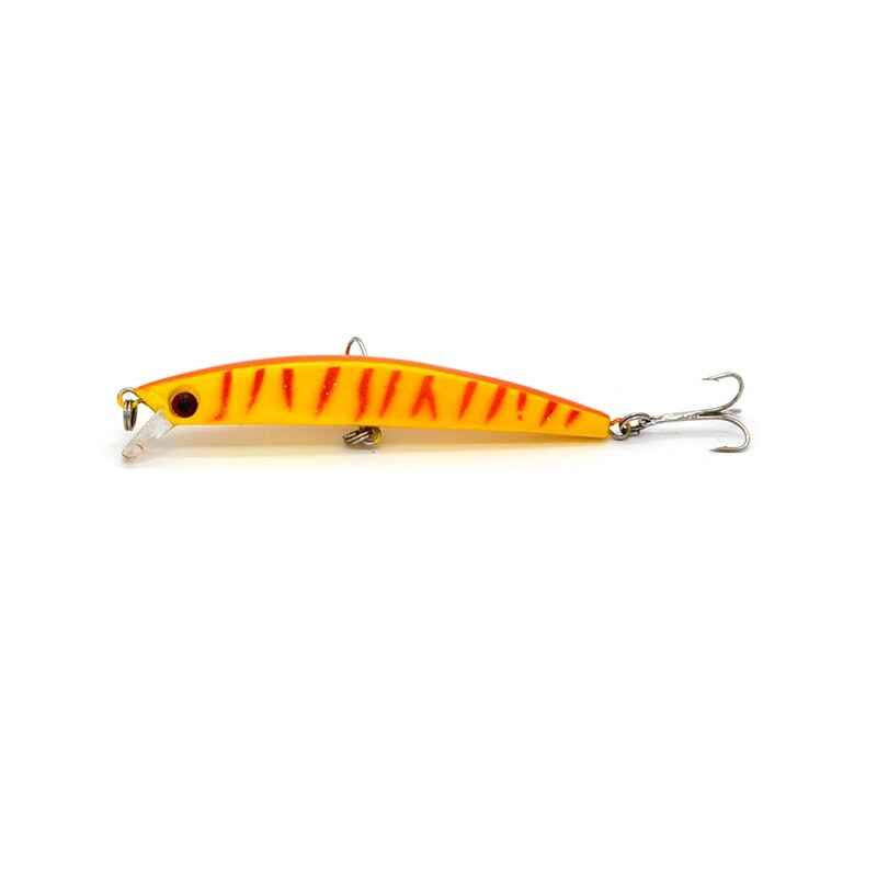 1tk 9,5cm 7,5g 6# Treble Hooks Pliiatsiga kalapüügi landid Minnow plastist vobler kunstlik kõva sööt Ujuvad 3D silmad