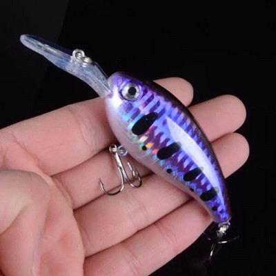 1tk 10cm 14g tehissööt Crankbait püügilant Minnow voblerid pesca ujumisvändaga sööt Bass 3D silmadega püügilant