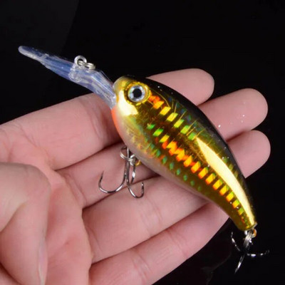 1tk 10cm 14g tehissööt Crankbait püügilant Minnow voblerid pesca ujumisvändaga sööt Bass 3D silmadega püügilant