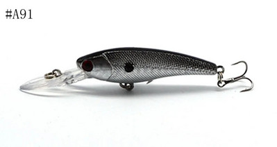 9,5cm/3,74in 6,9g/0,24oz Fishing Lure Minnow Lures Hard Bait Pesca Fishing Tackle isca artificia Quality Hook Swimbait #A9