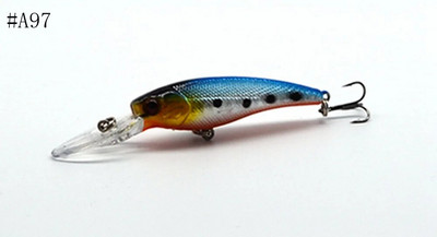 9,5cm/3,74in 6,9g/0,24oz Fishing Lure Minnow Lures Hard Bait Pesca Fishing Tackle isca artificia Quality Hook Swimbait #A9