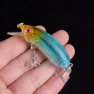 1vnt 9,8g/6cm Cikadų vabzdžiai Žvejybos masalai Skraidantis vobleris Masalas kietas masalas Lifelike Dirbtiniai masalai Bass Swimbait Pesca 3D Eyes