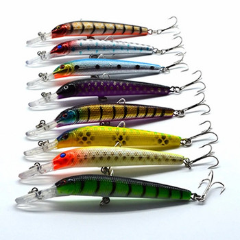 Laser Minnow Fishing Lure 8,5cm/3,94 6,9g/0,27oz αγκίστρια pesca fish wobbler crankbait τεχνητό γιαπωνέζικο σκληρό δόλωμα swimbait