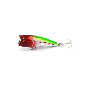 1 ΤΕΜ 6cm 7g Τεχνητό δόλωμα Popper Fishing Lure Crankbait Wobblers Hard Fishing Tackle Swim bait Crank Bass Bait Fishing Lures