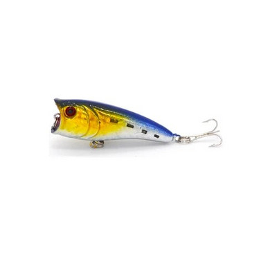 1 tk 6cm 7g tehissööt Popper kalastuslant Crankbait voblerid kõvad kalastustarbed ujumissööt vända basssööt kalapüügi landid