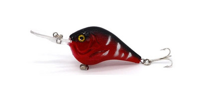 1gab Crank zvejas māneklis mākslīgās cietās ēsmas 9,5 cm/10,8 g Crankbait Jerkbait voblera makšķerēšanas piederumi Labi treble āķu piederumi