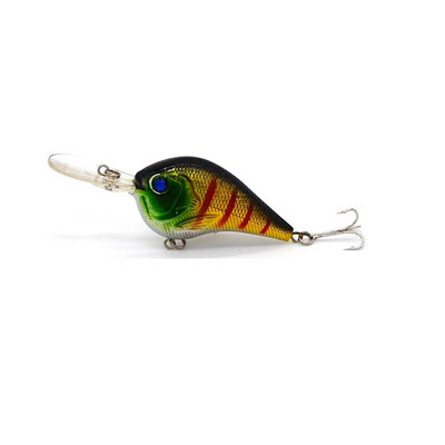1gab Crank zvejas māneklis mākslīgās cietās ēsmas 9,5 cm/10,8 g Crankbait Jerkbait voblera makšķerēšanas piederumi Labi treble āķu piederumi