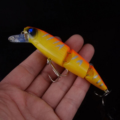 1 tk 10,5 cm 14 g püügilant kvaliteetne Minnow lant 3D Eyes plastikust kõva sööt Pesca kunstlik jigi voblerid Crankbait kalastussööt