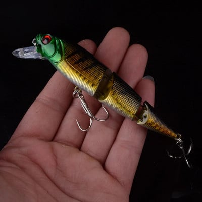 1 tk 10,5 cm 14 g püügilant kvaliteetne Minnow lant 3D Eyes plastikust kõva sööt Pesca kunstlik jigi voblerid Crankbait kalastussööt