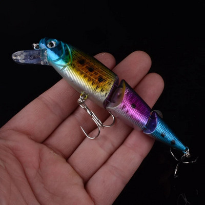 1 tk 10,5 cm 14 g püügilant kvaliteetne Minnow lant 3D Eyes plastikust kõva sööt Pesca kunstlik jigi voblerid Crankbait kalastussööt
