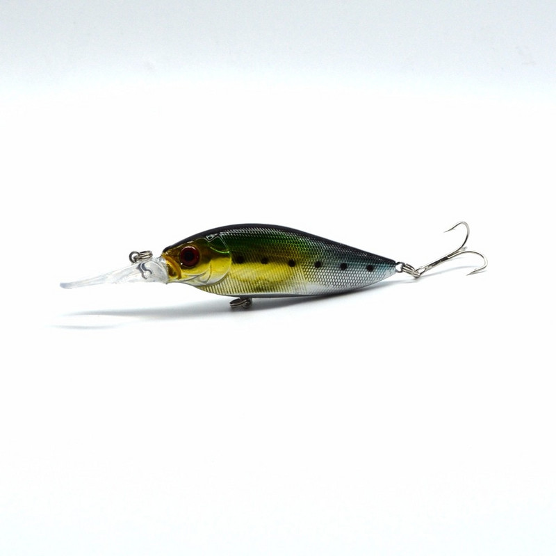 Üks tk 11 cm / 4,33 tolli 13,2 g / 0,47 untsi Kalapüügi landid vända sööt plastist väntsööt kunstlant kõva kala voobleriga ujumisriistad