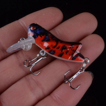 1τεμ 4cm 3,2g έντομο Grasshopper Fishing Lure Flying Wobbler Lure σκληρό δόλωμα Ζωντανό τεχνητό δόλωμα Bass Swimbait pesca 3D Eyes