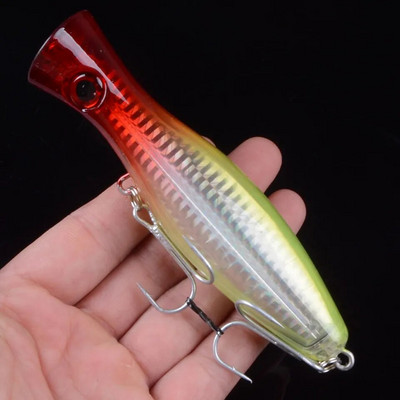 1 ks Big Popper Wobler Tvrdá Isca Umelá Rybárska Nástraha 12cm 40g Dlhá Rybárska Nástraha na Šťuku, Ostriež, Nástraha