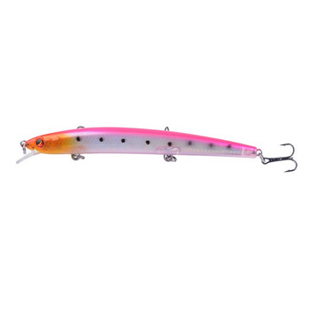 1 τεμ 130mm 15g Τεχνητό σκληρό δόλωμα Minnow Fishing Lure Wobblers Floating Seabass Fishing Tackle Crankbaits Long Casting 3D Eyes