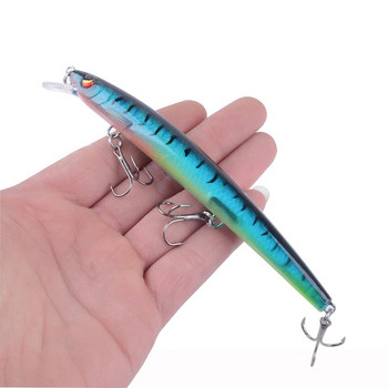 1 τεμ 130mm 15g Τεχνητό σκληρό δόλωμα Minnow Fishing Lure Wobblers Floating Seabass Fishing Tackle Crankbaits Long Casting 3D Eyes