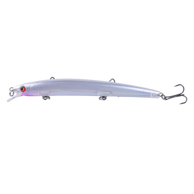 1 τεμ 130mm 15g Τεχνητό σκληρό δόλωμα Minnow Fishing Lure Wobblers Floating Seabass Fishing Tackle Crankbaits Long Casting 3D Eyes