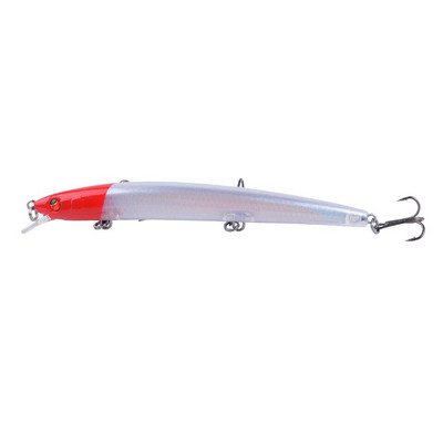 1 τεμ 130mm 15g Τεχνητό σκληρό δόλωμα Minnow Fishing Lure Wobblers Floating Seabass Fishing Tackle Crankbaits Long Casting 3D Eyes