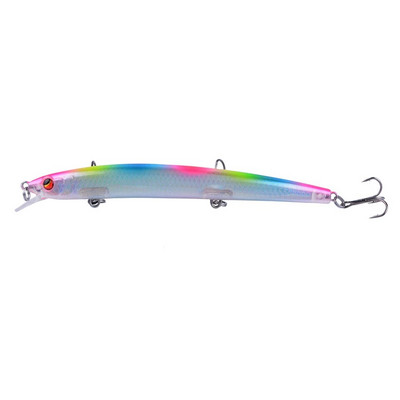 1 τεμ 130mm 15g Τεχνητό σκληρό δόλωμα Minnow Fishing Lure Wobblers Floating Seabass Fishing Tackle Crankbaits Long Casting 3D Eyes