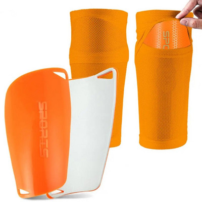 Nogometni štitnici za potkoljenice sigurnog pristajanja Mekani podstavljeni štitnici za potkoljenice za nogomet s rukavima za čarape Veličine od mladih do odraslih, amortizacija ozljeda